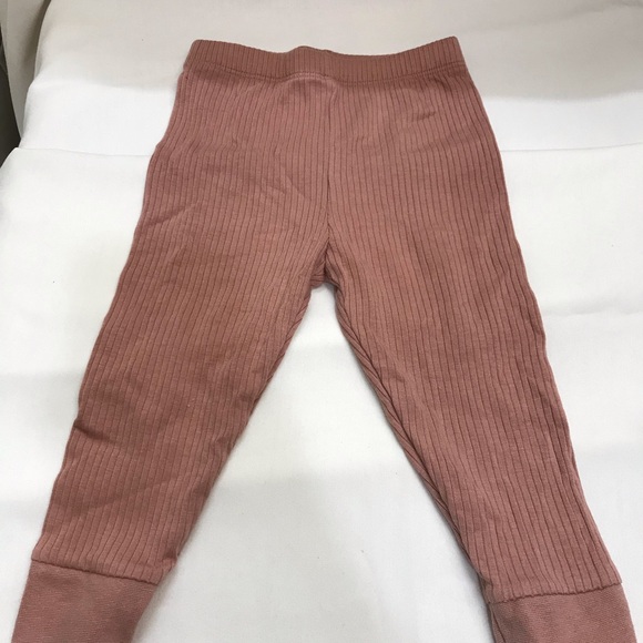 MORI Baby Blush pink Bamboo/Organic Cotton 2 PC SET 9-12 mo Rib Knit Girls - Picture 10 of 12